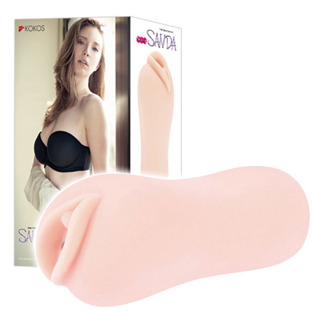 Мастурбатор Kokos Sanda Double Layer, 15,5 см (тілесний)