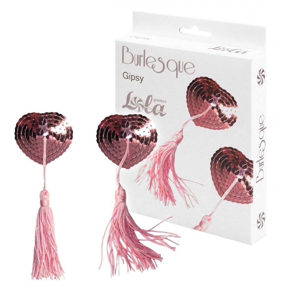 Украшения для сосков Pasties Burlesque Gipsy, 2 шт (розовый)