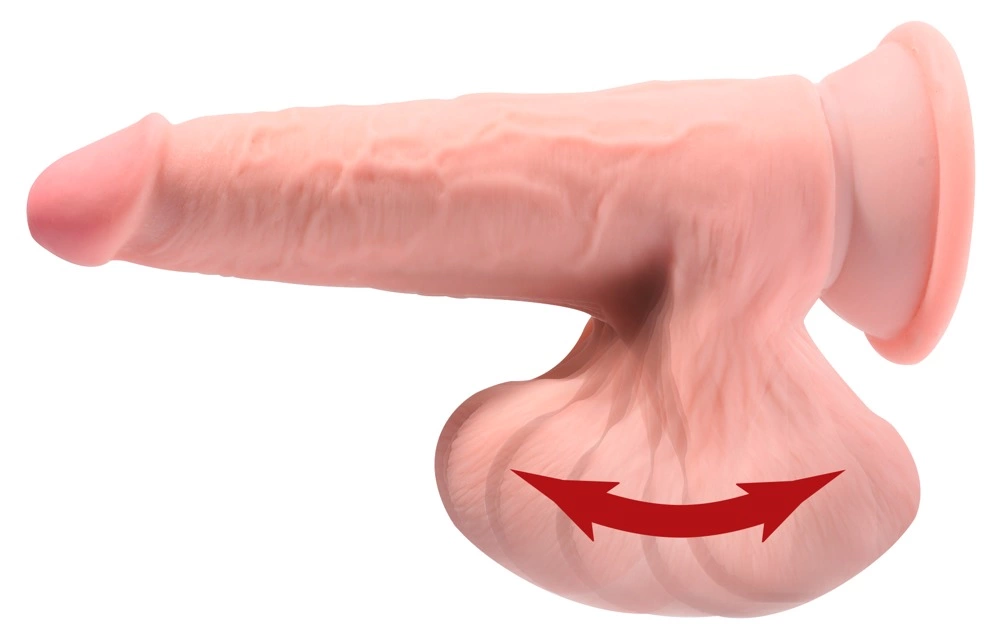 Фаллоимитатор King Cock Plus TDC With 6", 19.5 см (телесный)