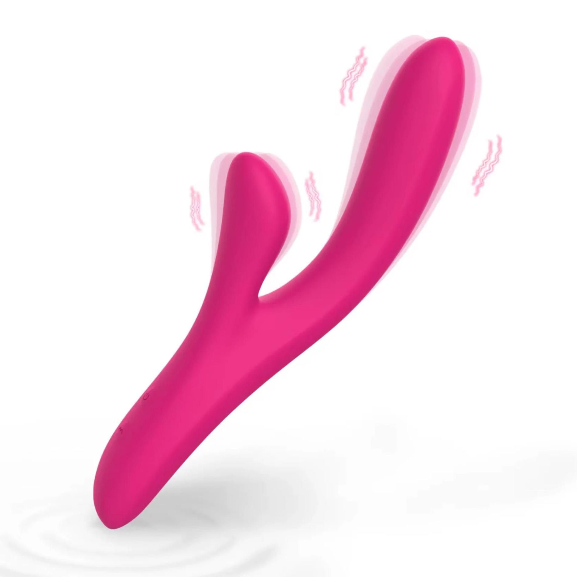 Вибратор-кролик Power Escorts Kinky Pleasure Y - Vibey, 23.5 см (розовый)