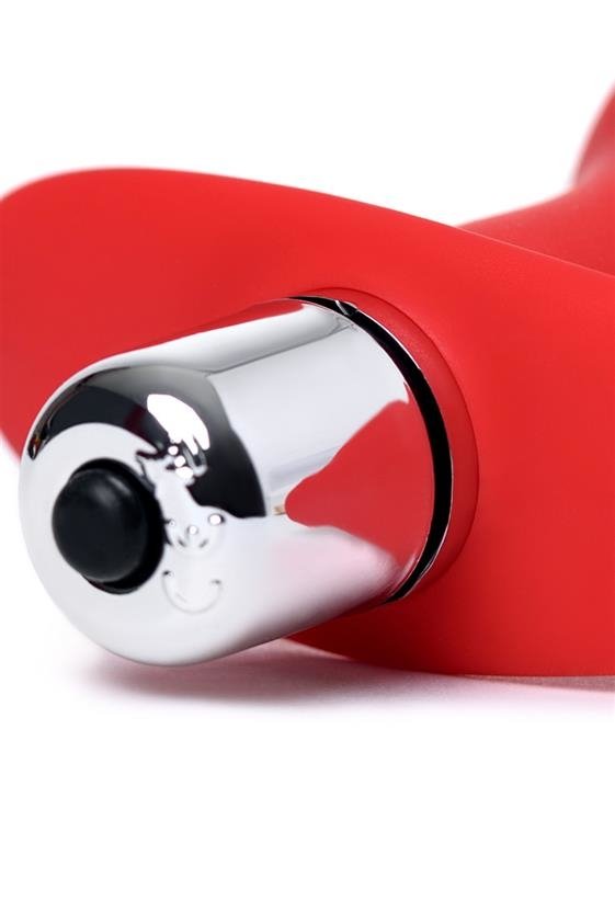 Korek analny ToDo Anal Vibro Plug Glam, 9.7 cm (czerwony)