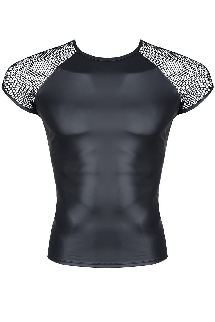 Koszulka męska Regnes Fetish Planet wetlook, XXL (czarny)