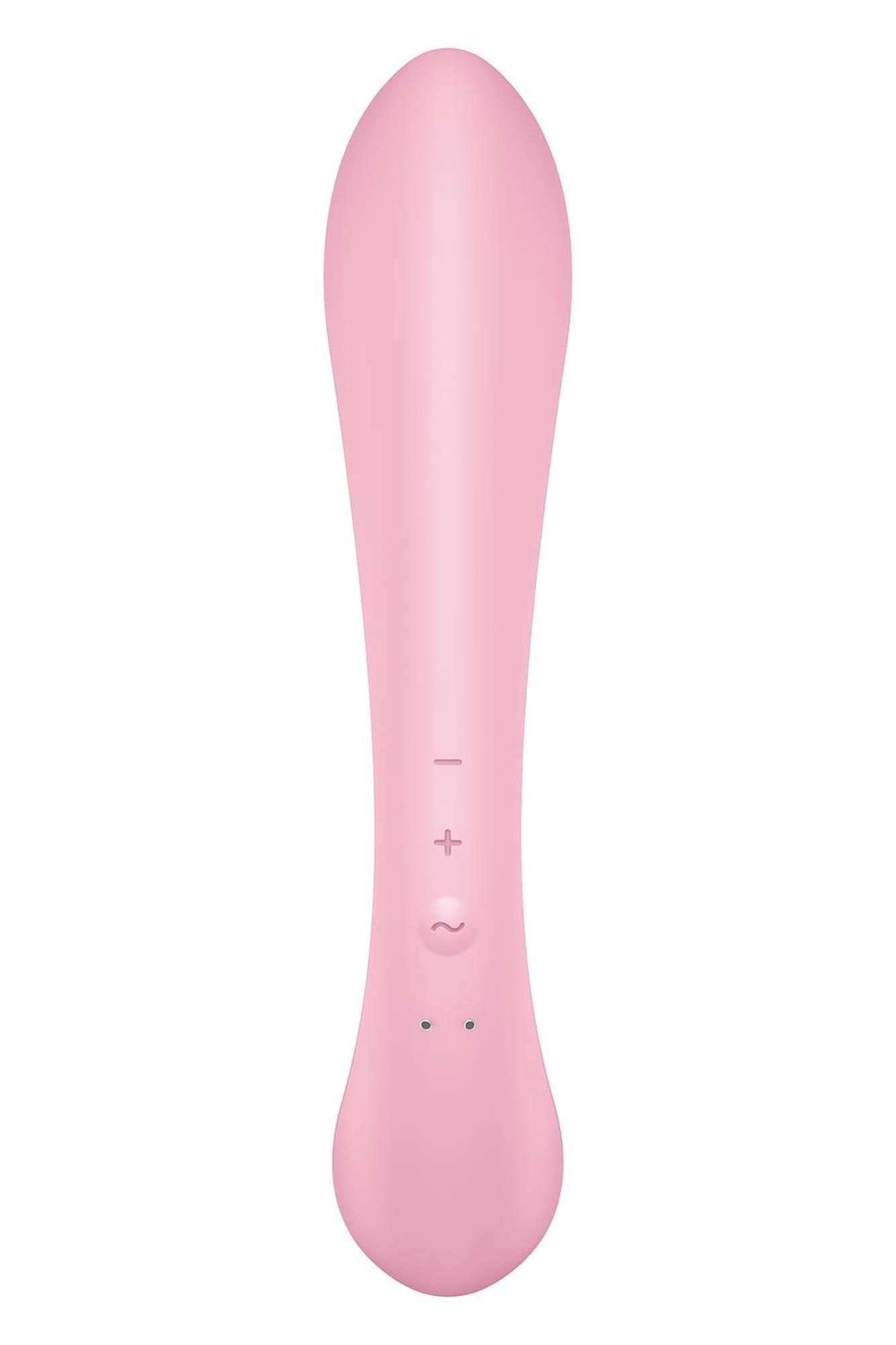 Wibrator królik Satisfyer Triple Oh, 24 cm (różowy)
