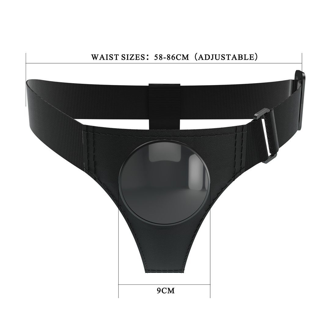 Трусики для страпона Pretty Love Harness Briefs, (черный)