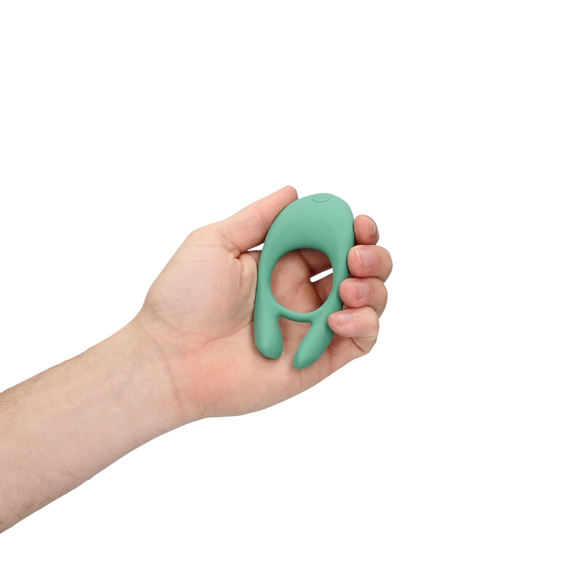 Эрекционное кольцо Loveline Pointed Cock Ring, 10.7 см (зеленый)