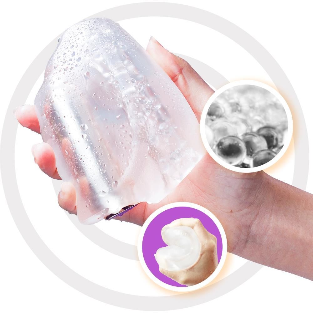 Мастурбатор с вибрацией B - Series Joy Master (прозрачный)