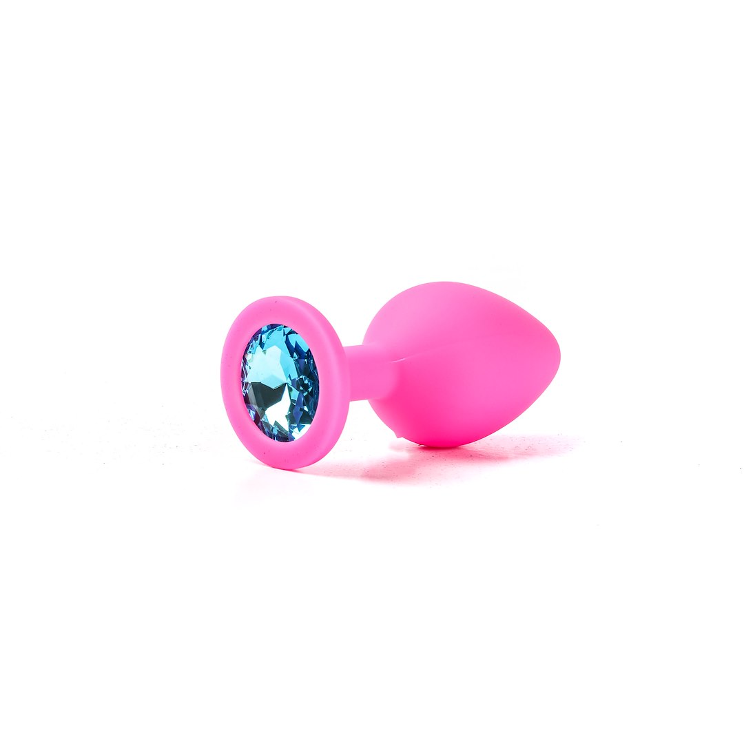 Korek analny Simply Pleasure, 8 cm (niebieski)
