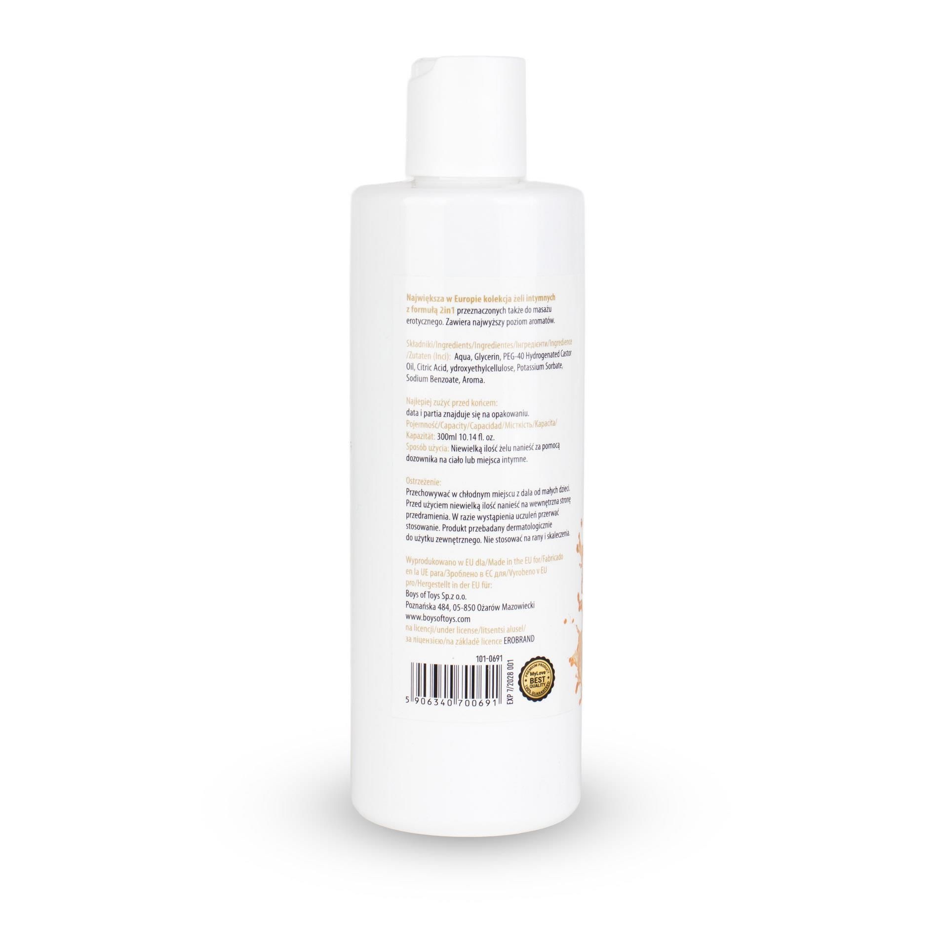 Лубрикант MyLove Aroma Series Intim&Massage 2in1 Peach, 300 мл