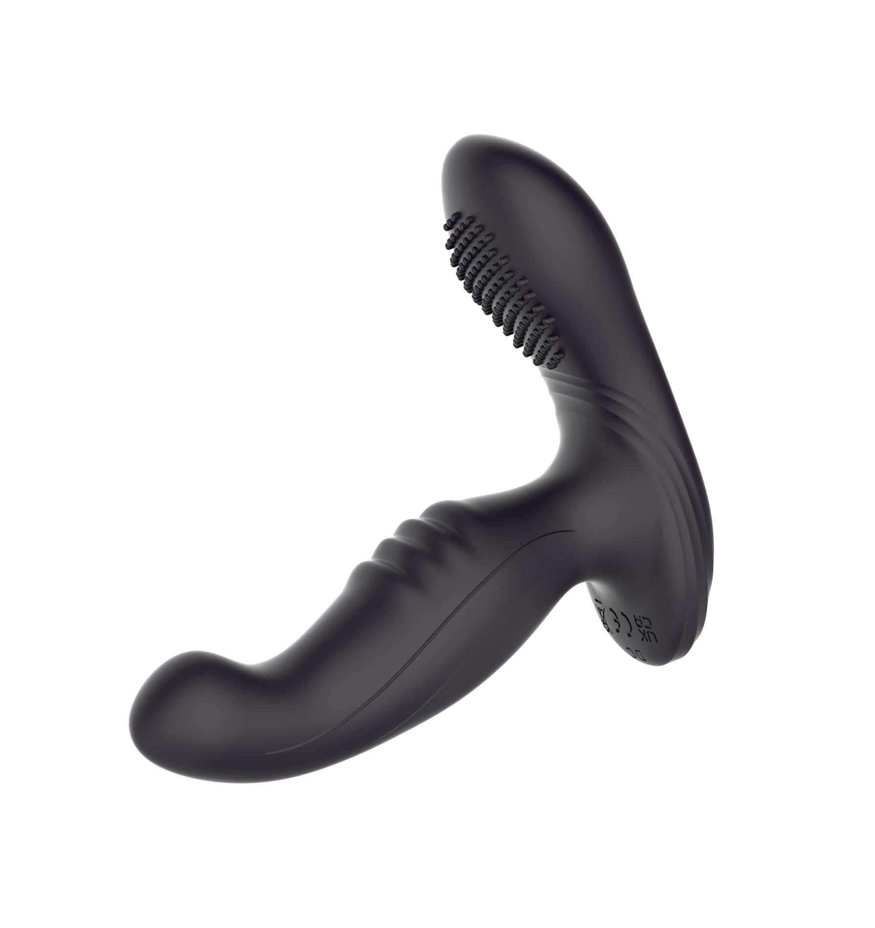 Fantasy Achilles Thrusting Prostate Massager - Stymulator prostaty, Czarny, 13.5 cm