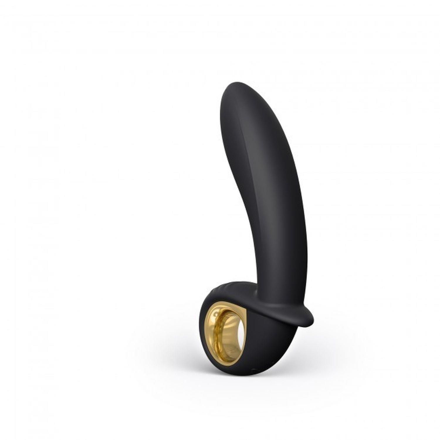 Надувний вібратор Marc Dorcel Deep Expand, 16,2 см (чорний)
