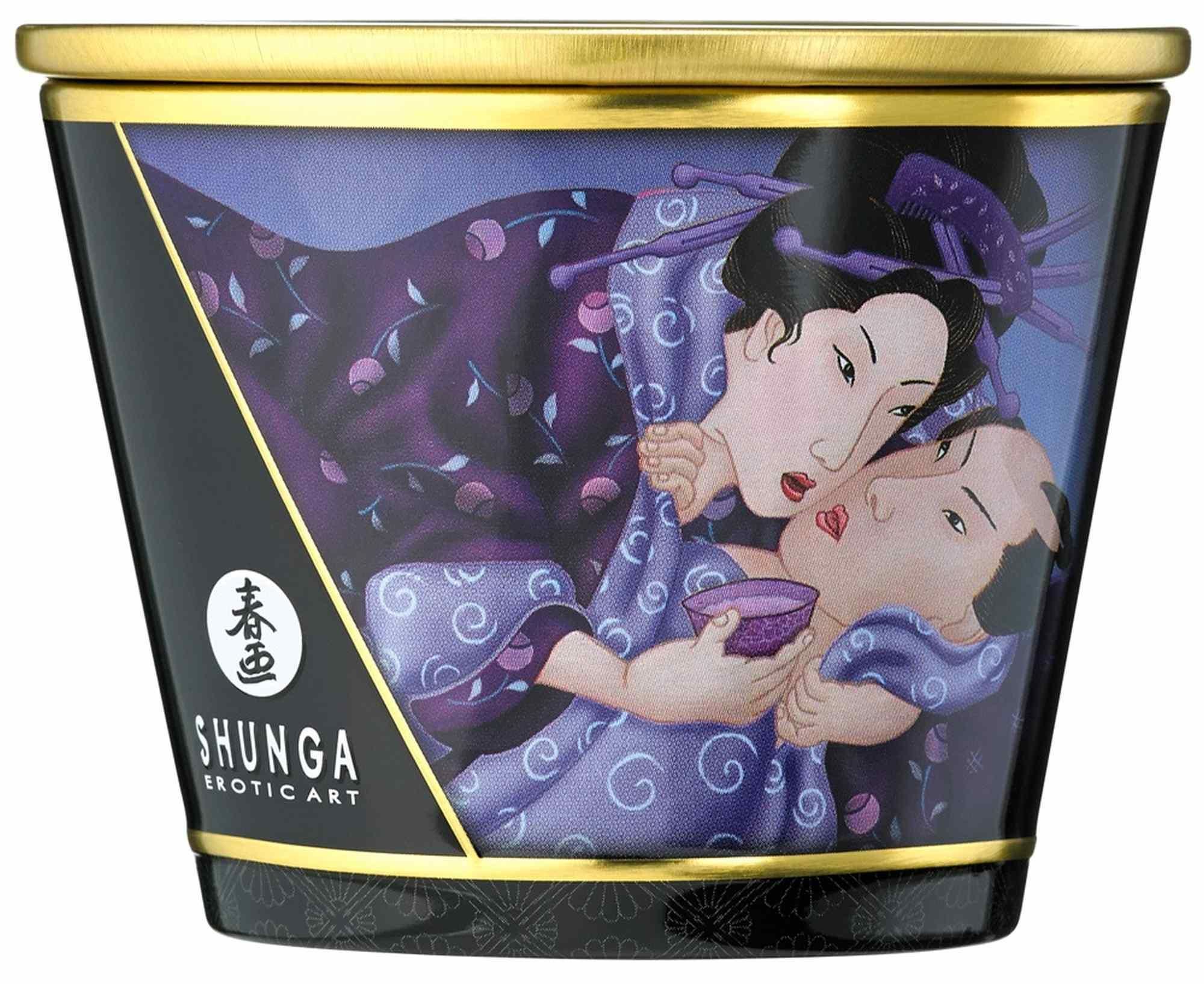 Масажна свічка Shunga Massage Candle екзотичні фрукти, 170 мл