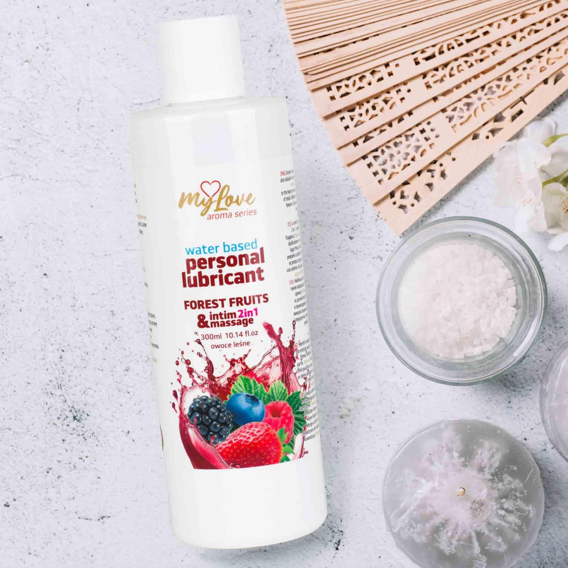 Lubrykant MyLove Aroma Series Intim&Massage 2in1 Forest Fruits, 300 ml