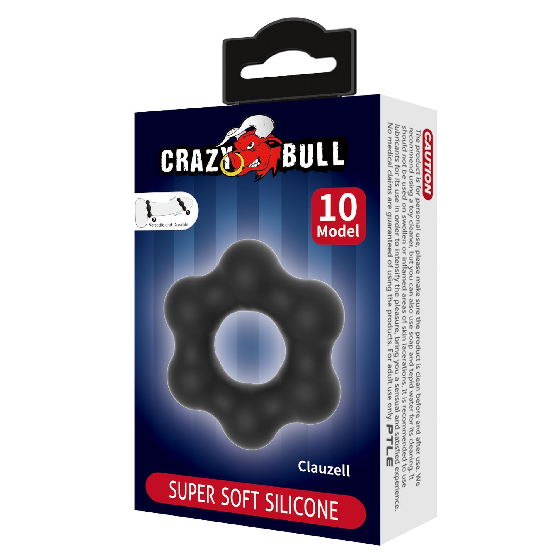 Эрекционное кольцо Crazy Bull Clauzell, 6 см (черный)