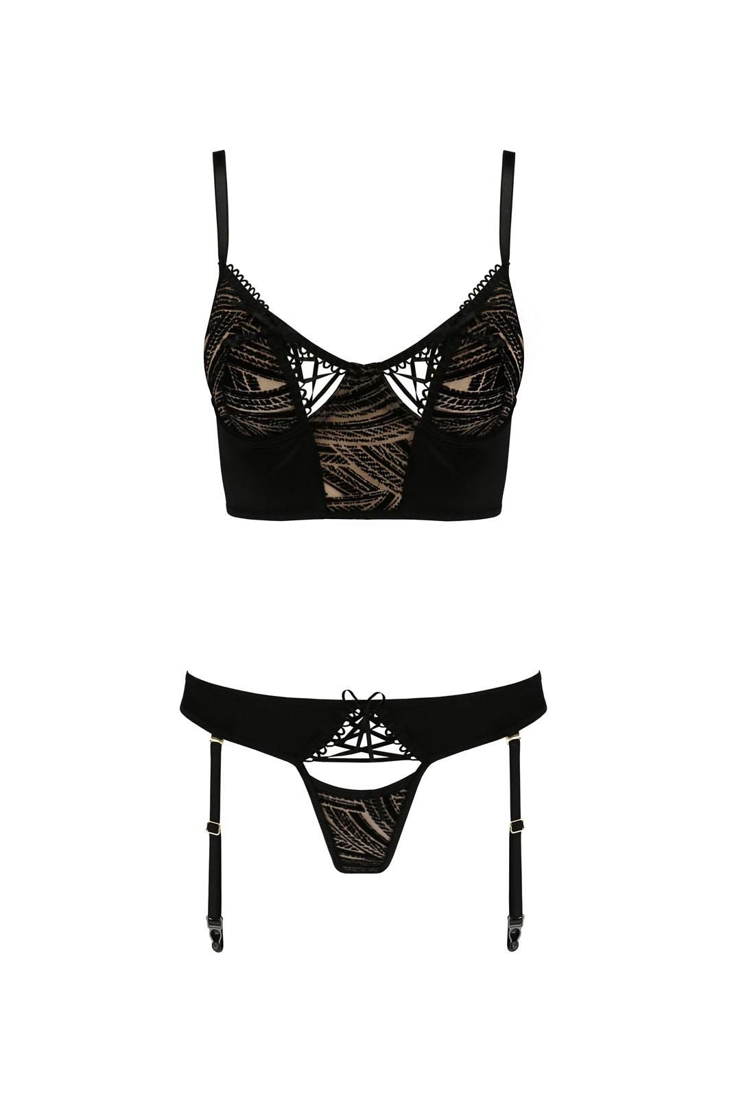 Сексуальный комплект Casmir Lara, L/XL (черный)