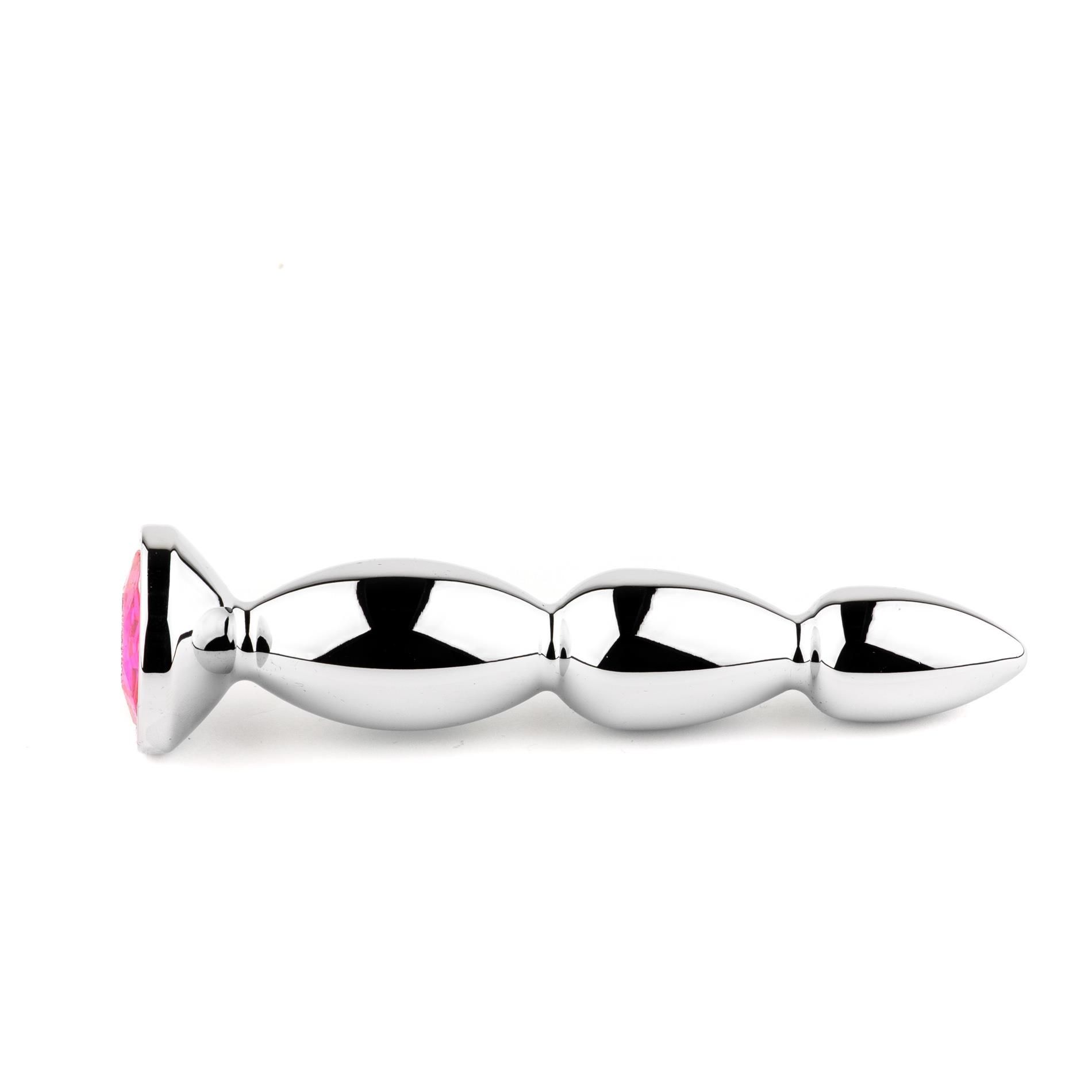 Анальная пробка B - Series HeavyFun Jewellery № 1, 13.5 см (серебристый)