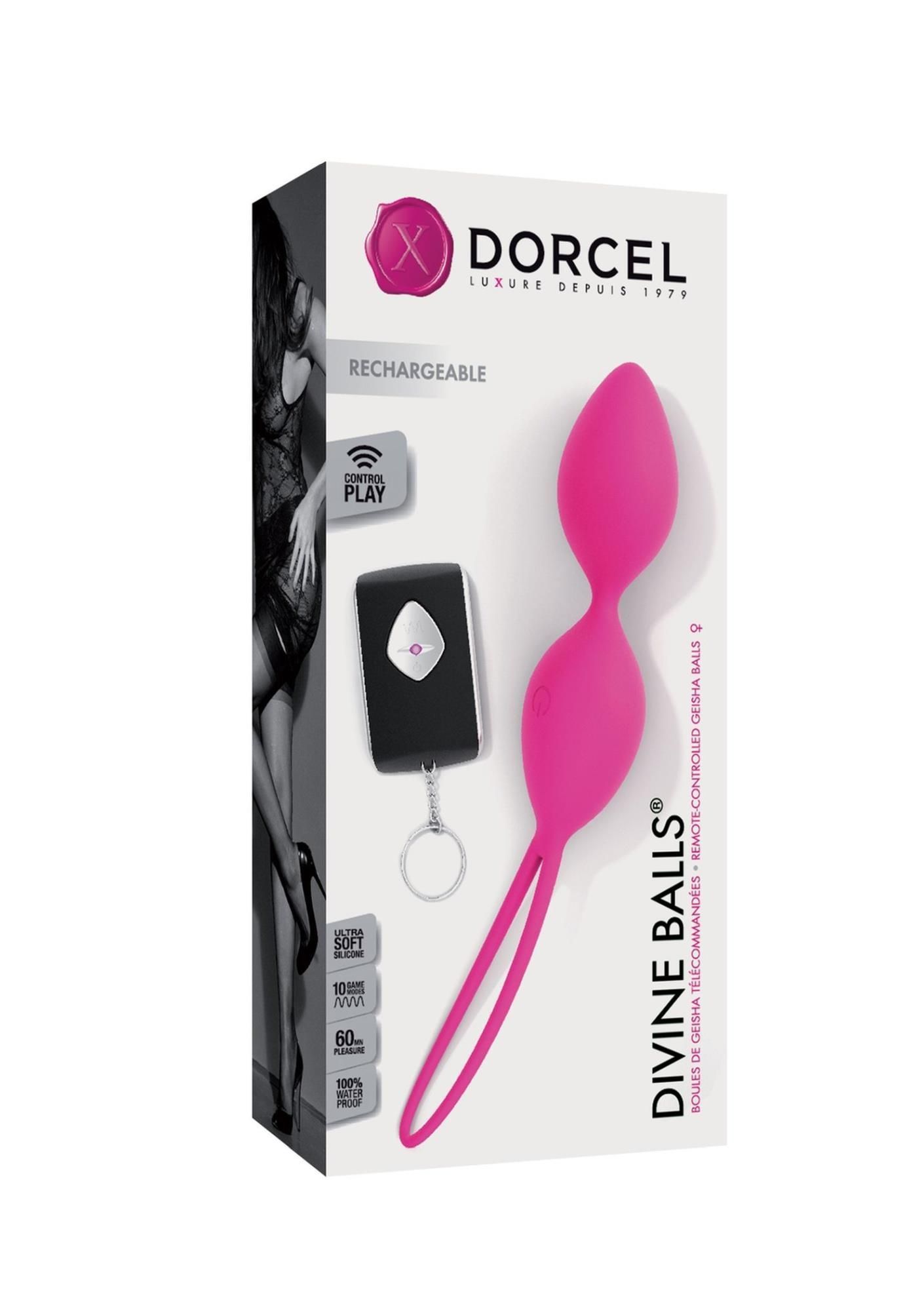Вагинальные шарики Dorcel Divine Balls, 20,5 см (розовый)