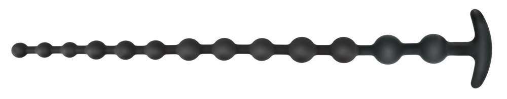Анальная цепочка Black Velvets Anal Beads, 50 см (черный)