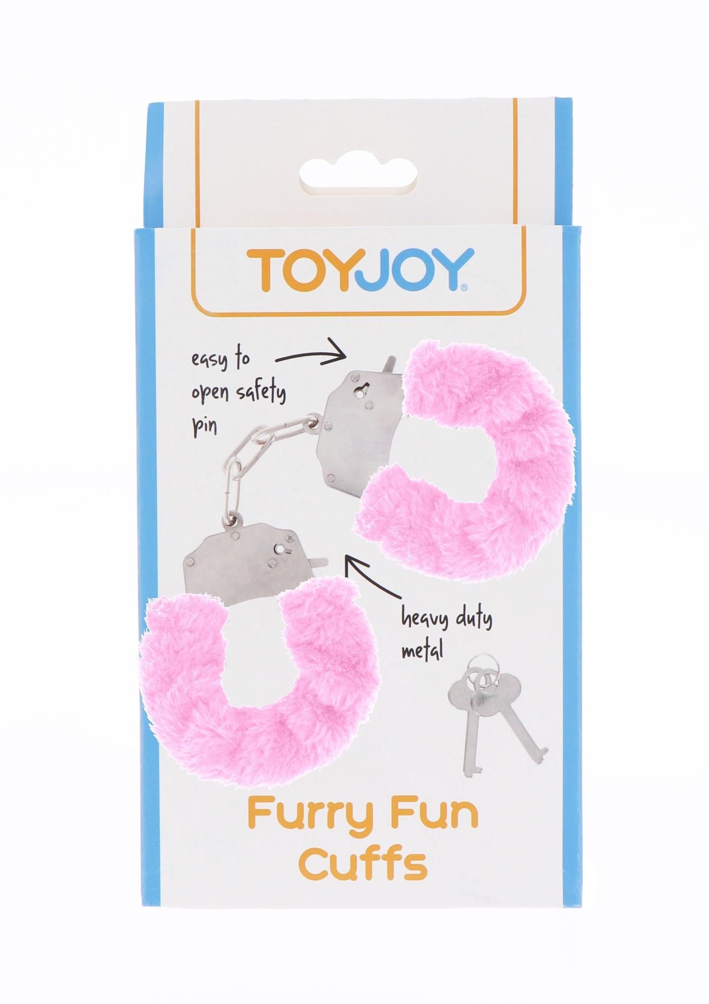 Наручники Furry Fun Cuffs, 28 см (рожевий)