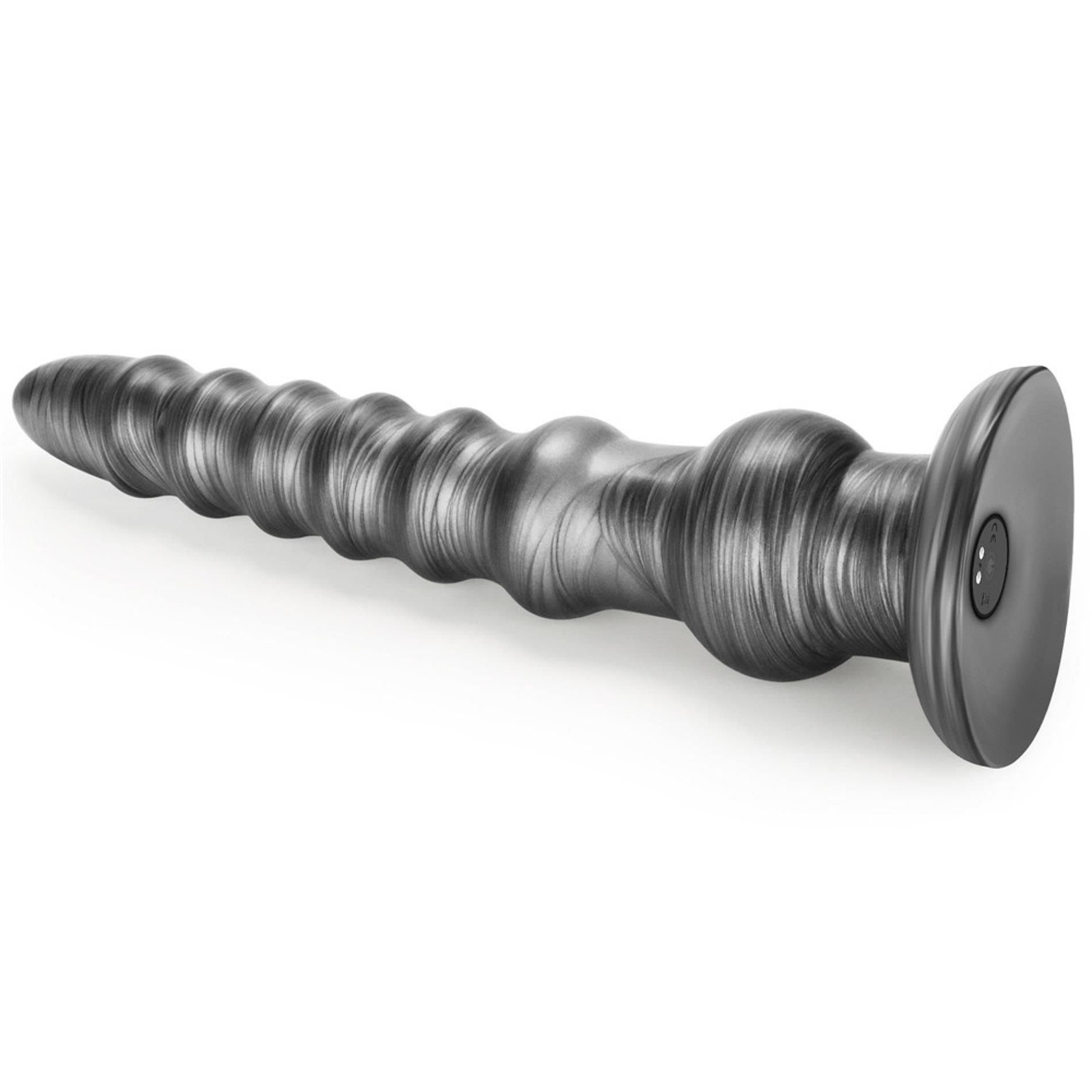 Вибратор King Sized Vibrating Vibrax Slider 12.5", 32.3 см (серый)