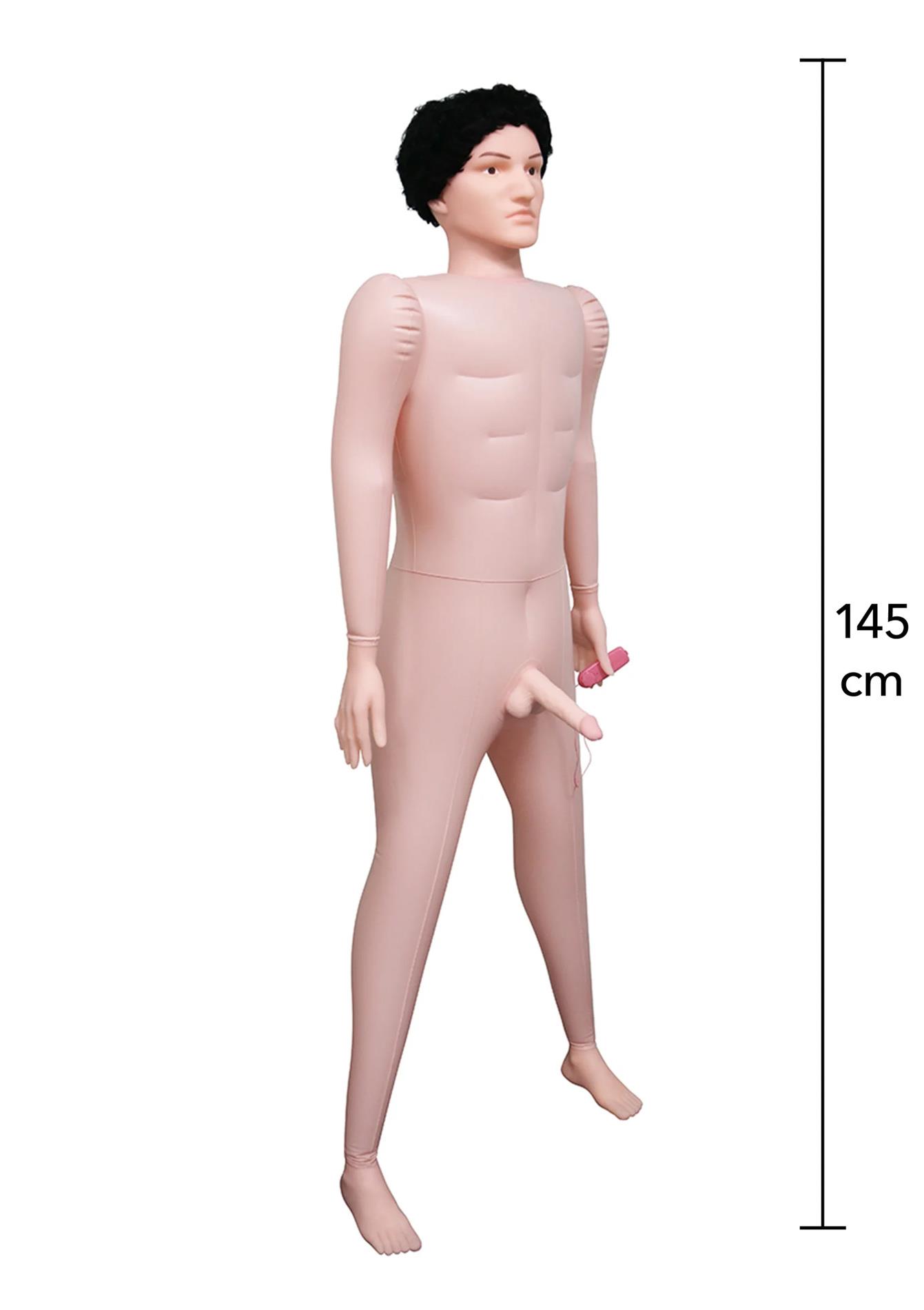 Scala Big Boner Billie Inflatable Doll - Lalka erotyczna, W kolorze cielistym, 180 cm