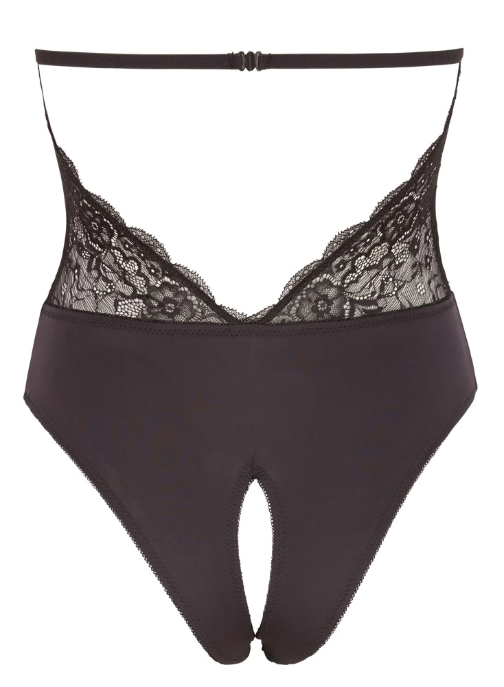 Боди Cottelli Lingerie Crotchless, S (черный)