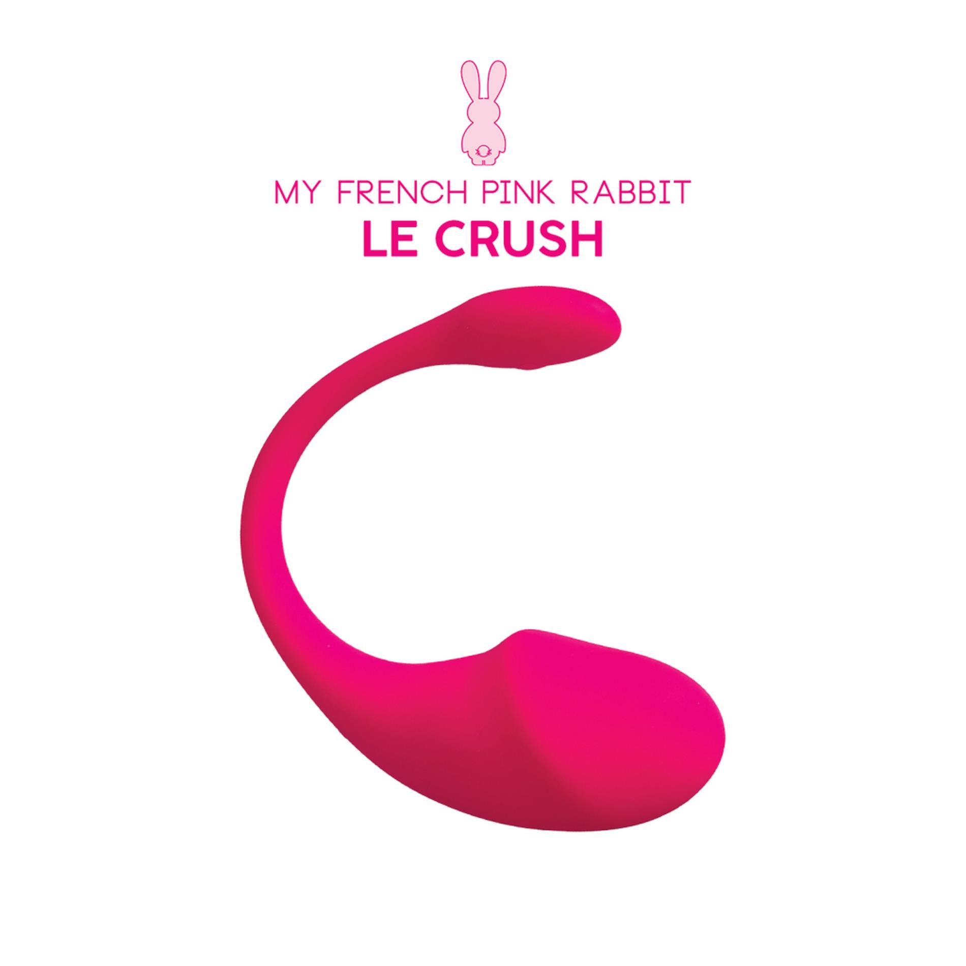 Виброяйцо Clara Morgane Le Crush Fushia, 18 см (фуксия)
