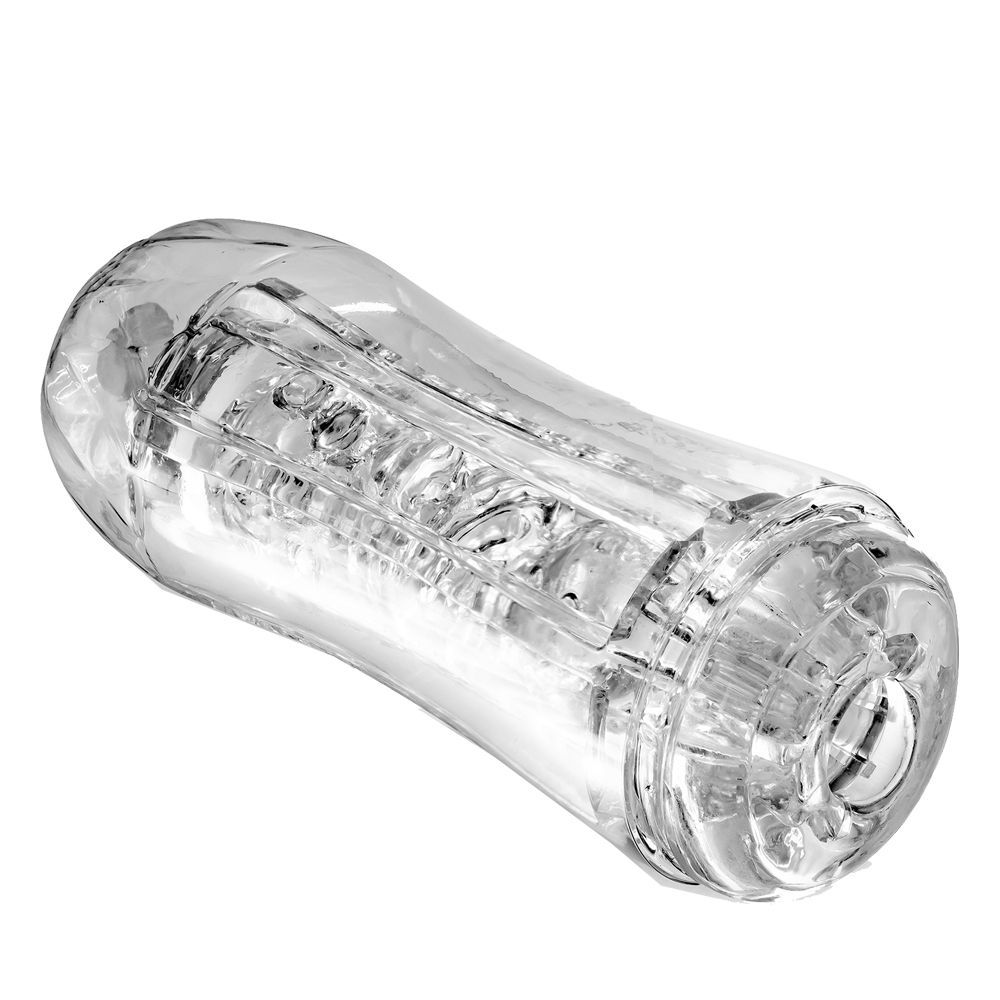 BlueJunker Joy Masturbator Vaginal - Masturbator, Przezroczysty, 16.5 cm