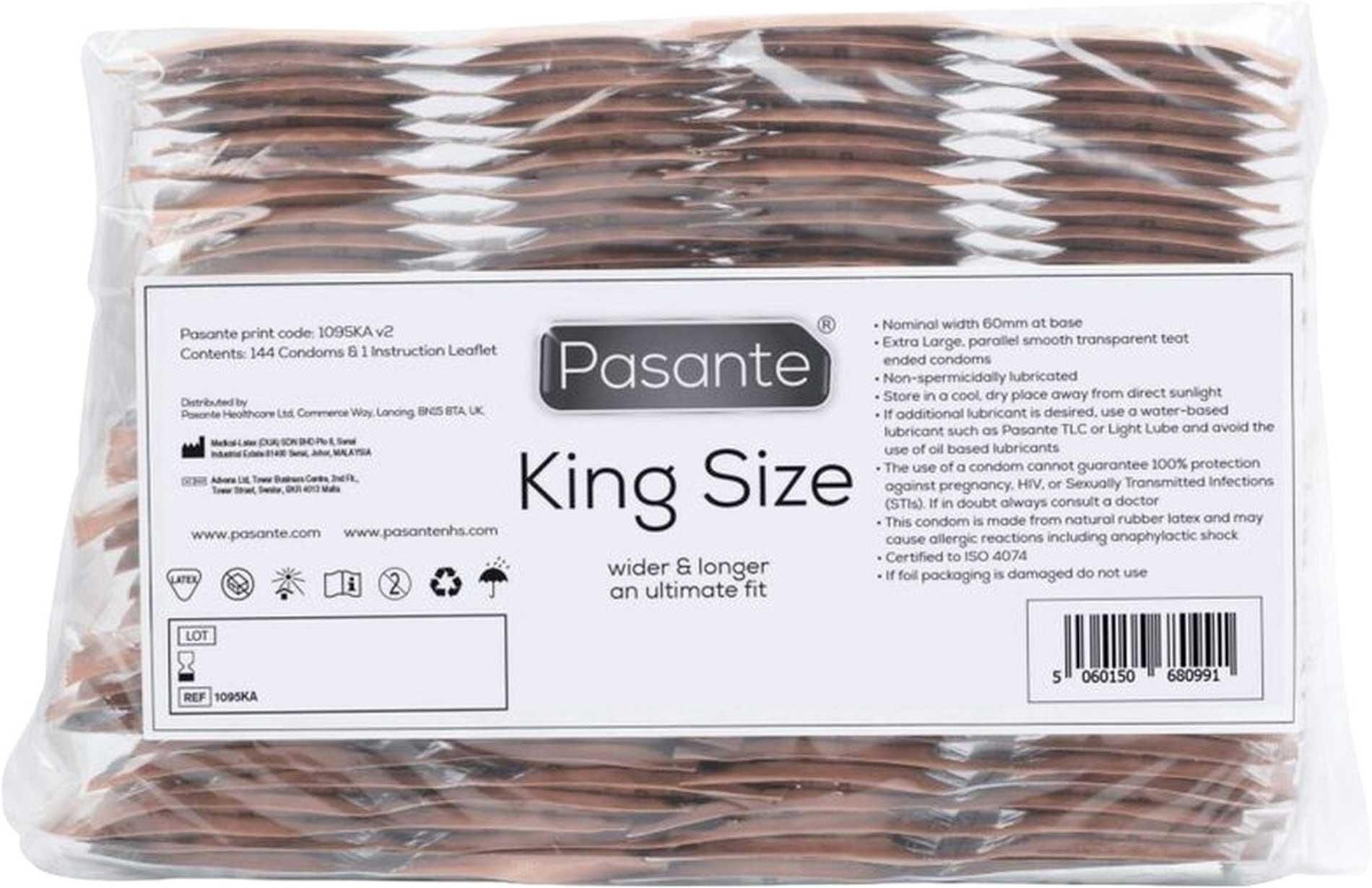 Презервативы Pasante King Size XL, 144 шт