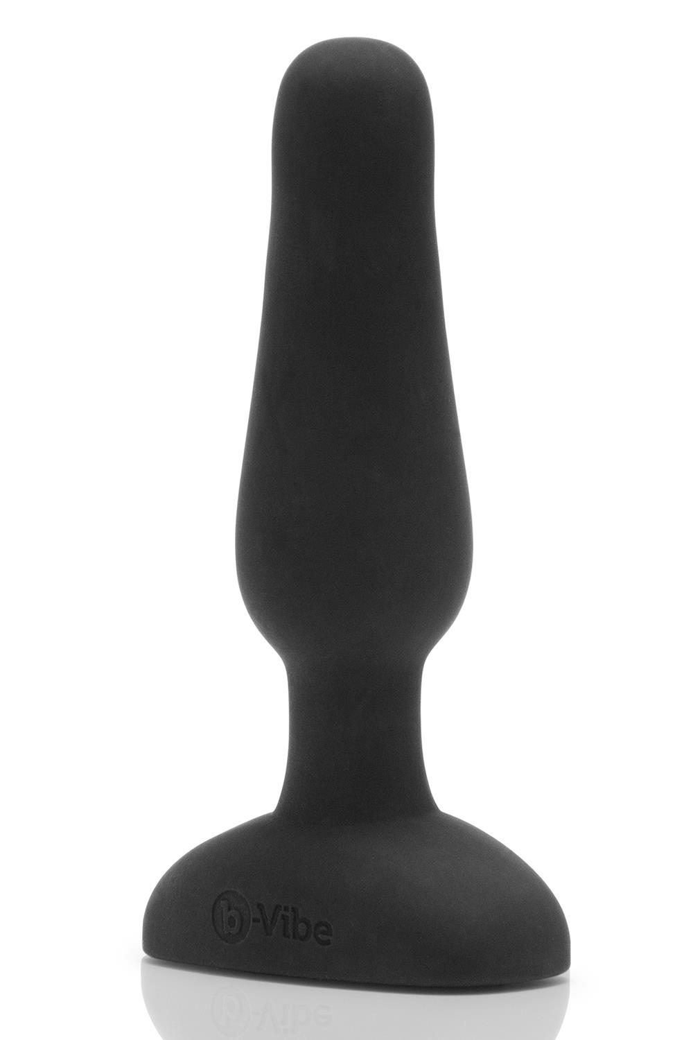 Korek analny B-Vibe Vibrating Novice Plug, 10 cm (czarny)