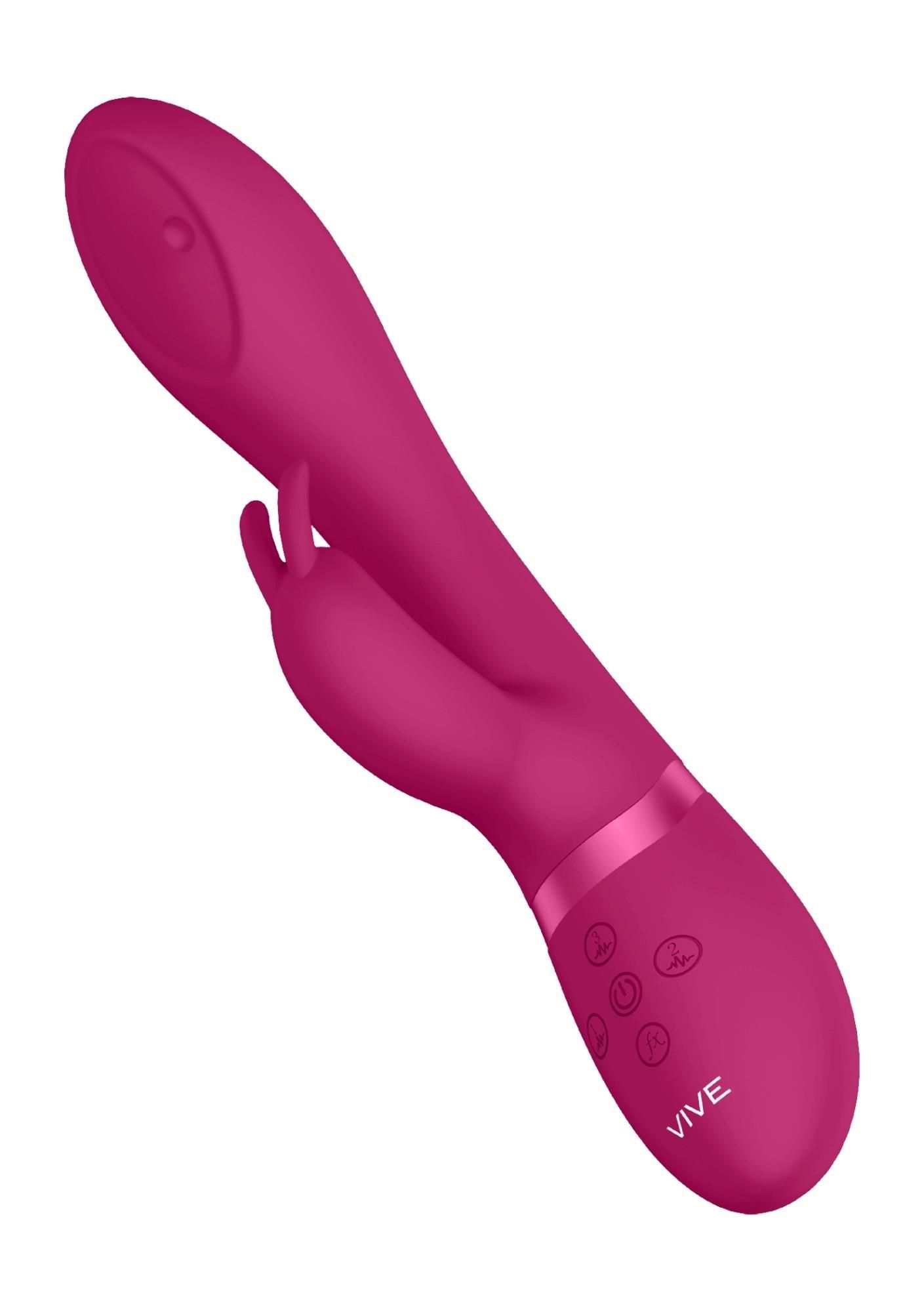 Вибратор-кролик Vive Mira, 21.5 см (розовый)
