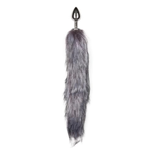 Korek analny EasyToys Lisi Ogon, 45 cm (czarny)