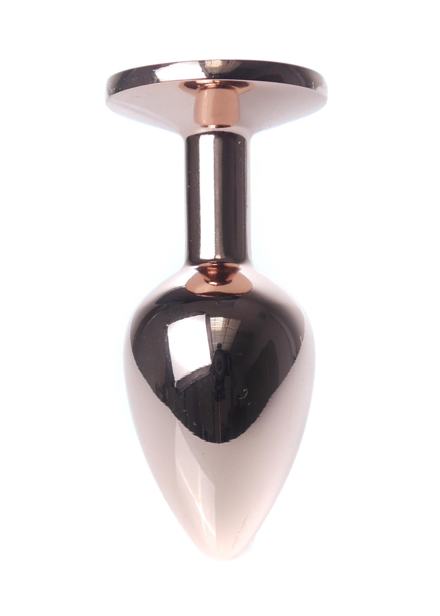 Анальна пробка з кристалом B-Series HeavyFun Plug-Jewellery, 7 см (прозорий)