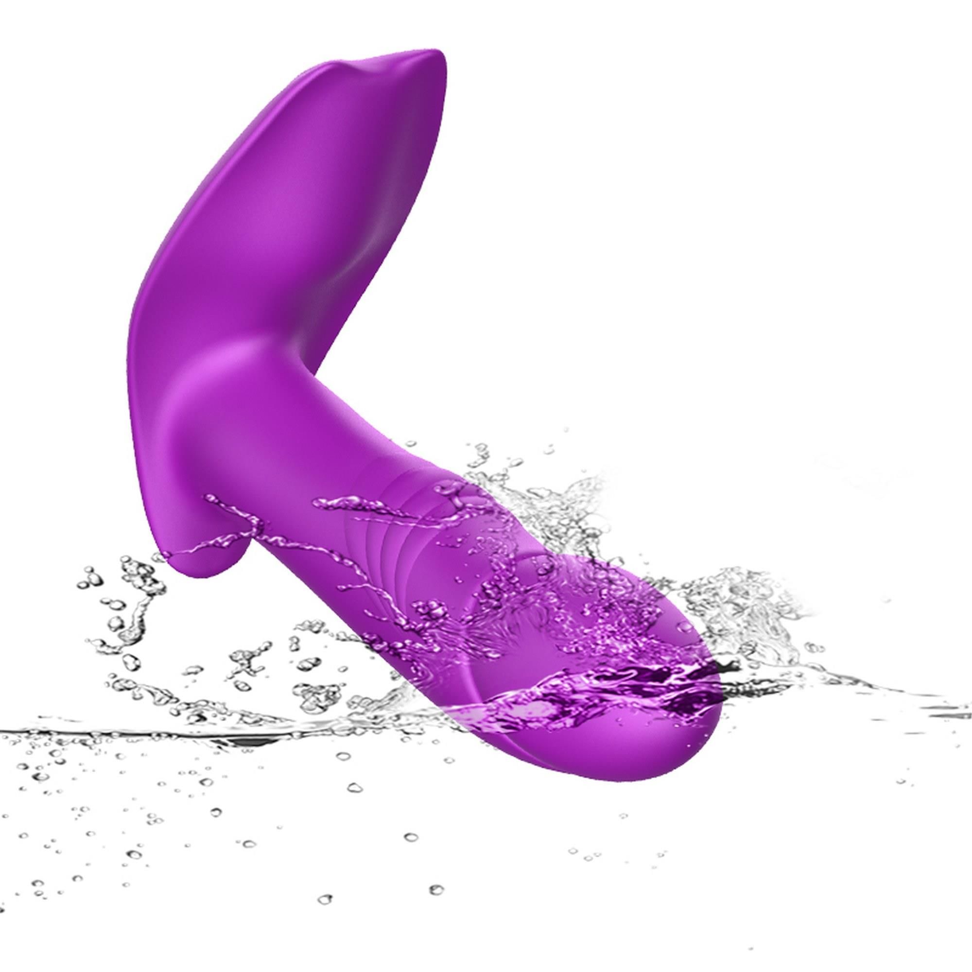 Вібратор у трусики Boss Series Silicone Panty, 12,8 см (фіолетовий)