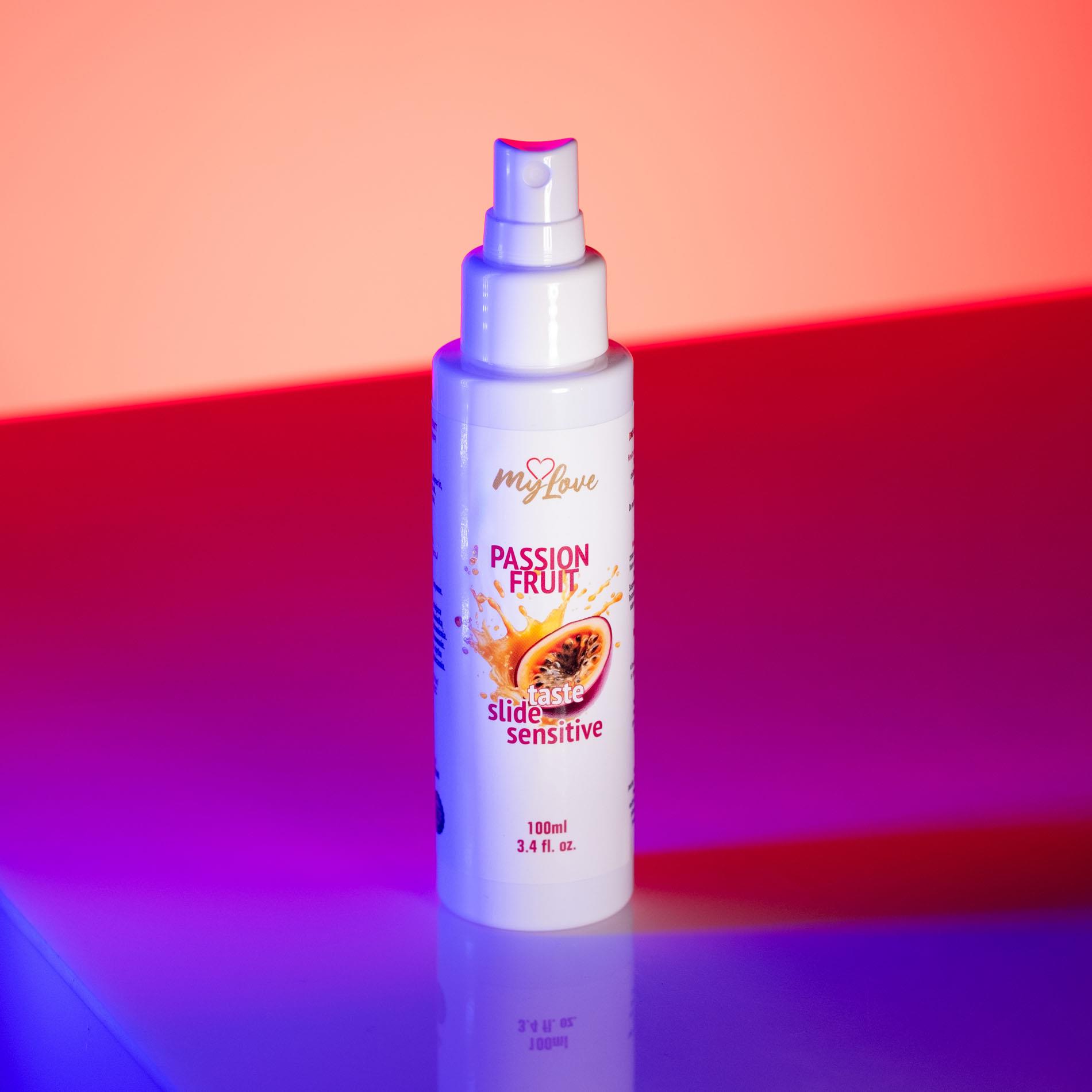 Лубрикант на водной основе MyLove Taste Slide Sensitive Passion Fruit, 100 мл
