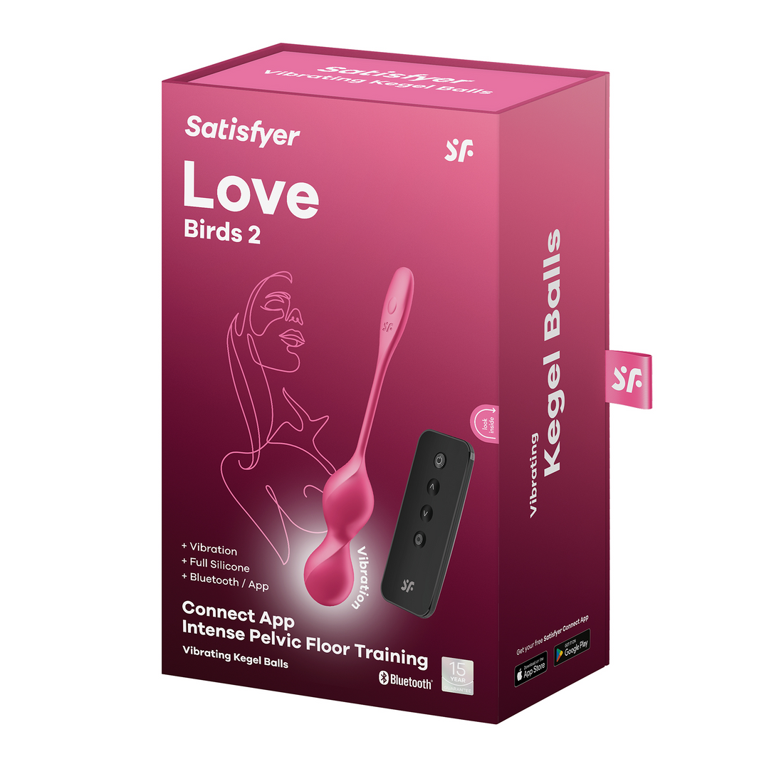 Вагинальные шарики Satisfyer Love Birds 2, 22,2 см (розовый)