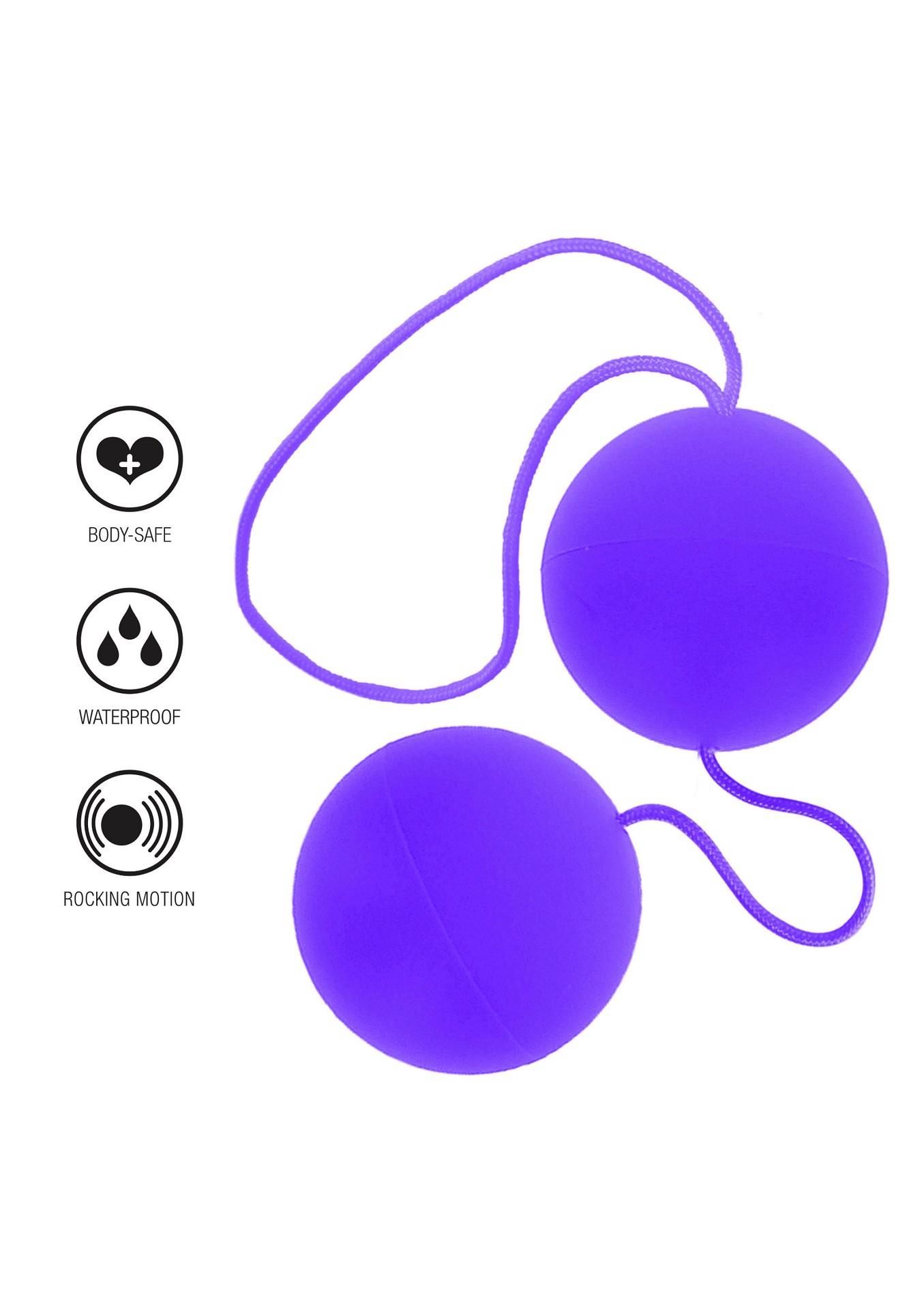 Вагинальные шарики ToyJoy Funky Love Balls, 2 шт (фиолетовый)