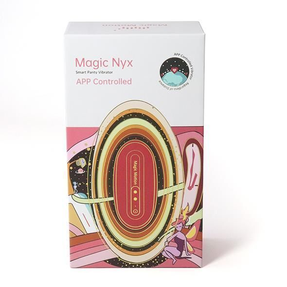 Вибратор в трусики Magic Motion Nyx, 8,8 см (красный)