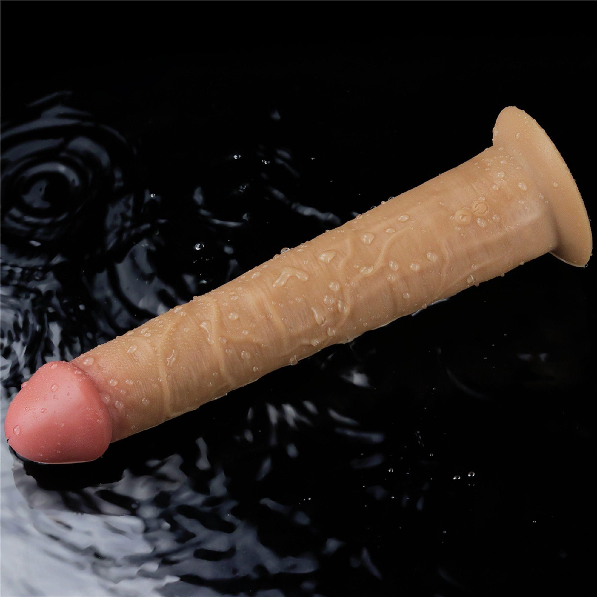 Реалистичный вибратор LoveToy Nature Cock, 26 см (телесный)