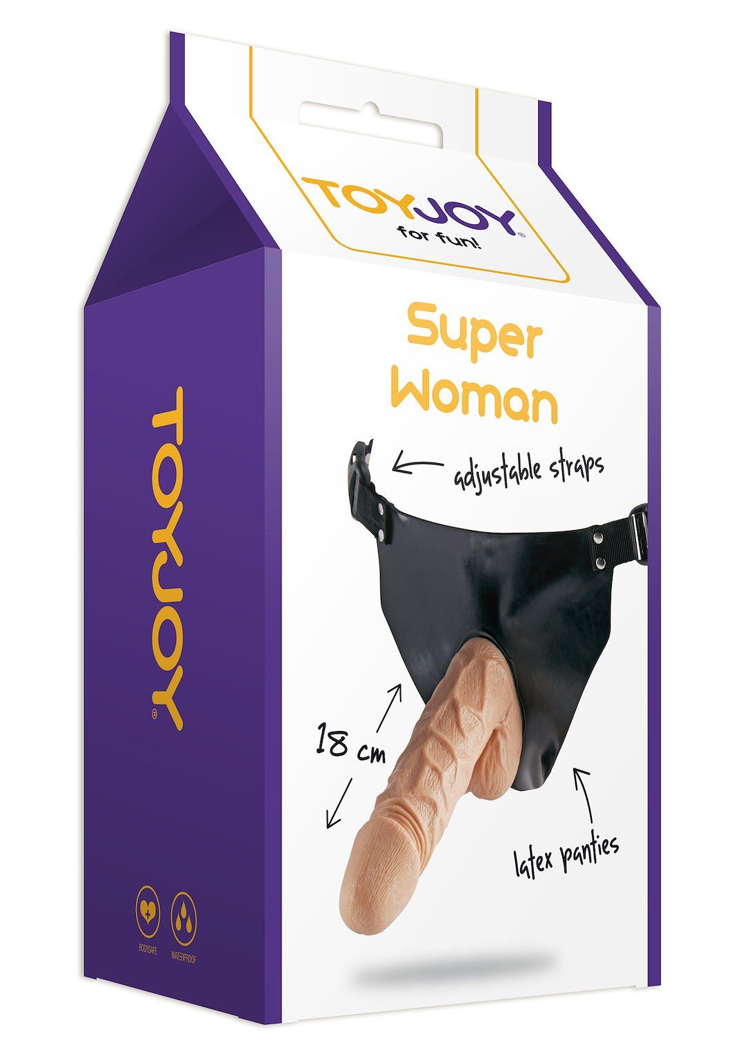 TOYJOY - Strapon, W kolorze cielistym