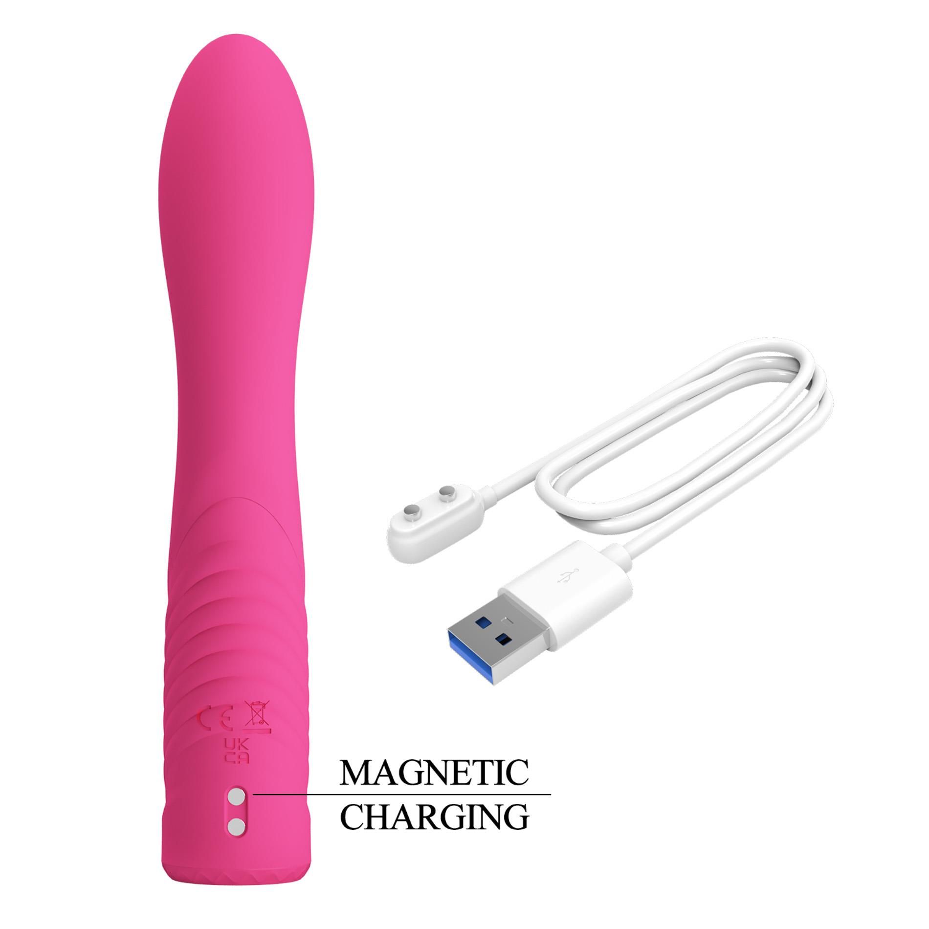 Вибратор-кролик Pretty Love Elivia G-Spot, 17.2 см (розовый)