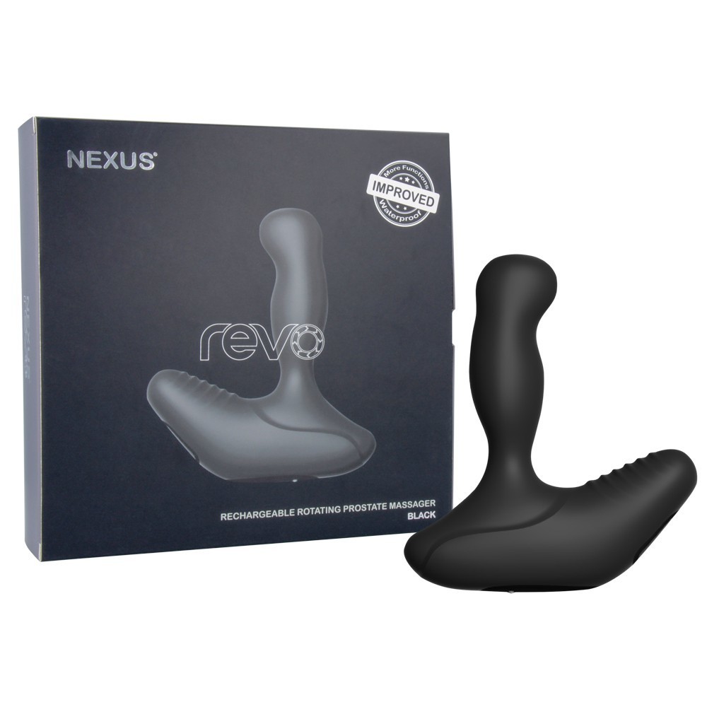 Стимулятор простаты Nexus Revo New, 12 см (черный)