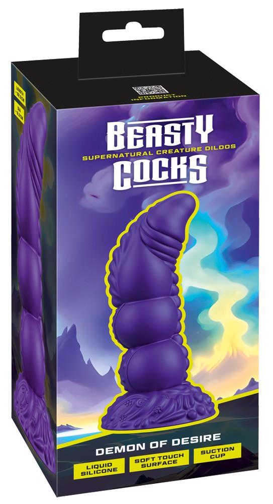 Фаллоимитатор Beasty Cocks Demon of Desire, 22.5 см (синий)
