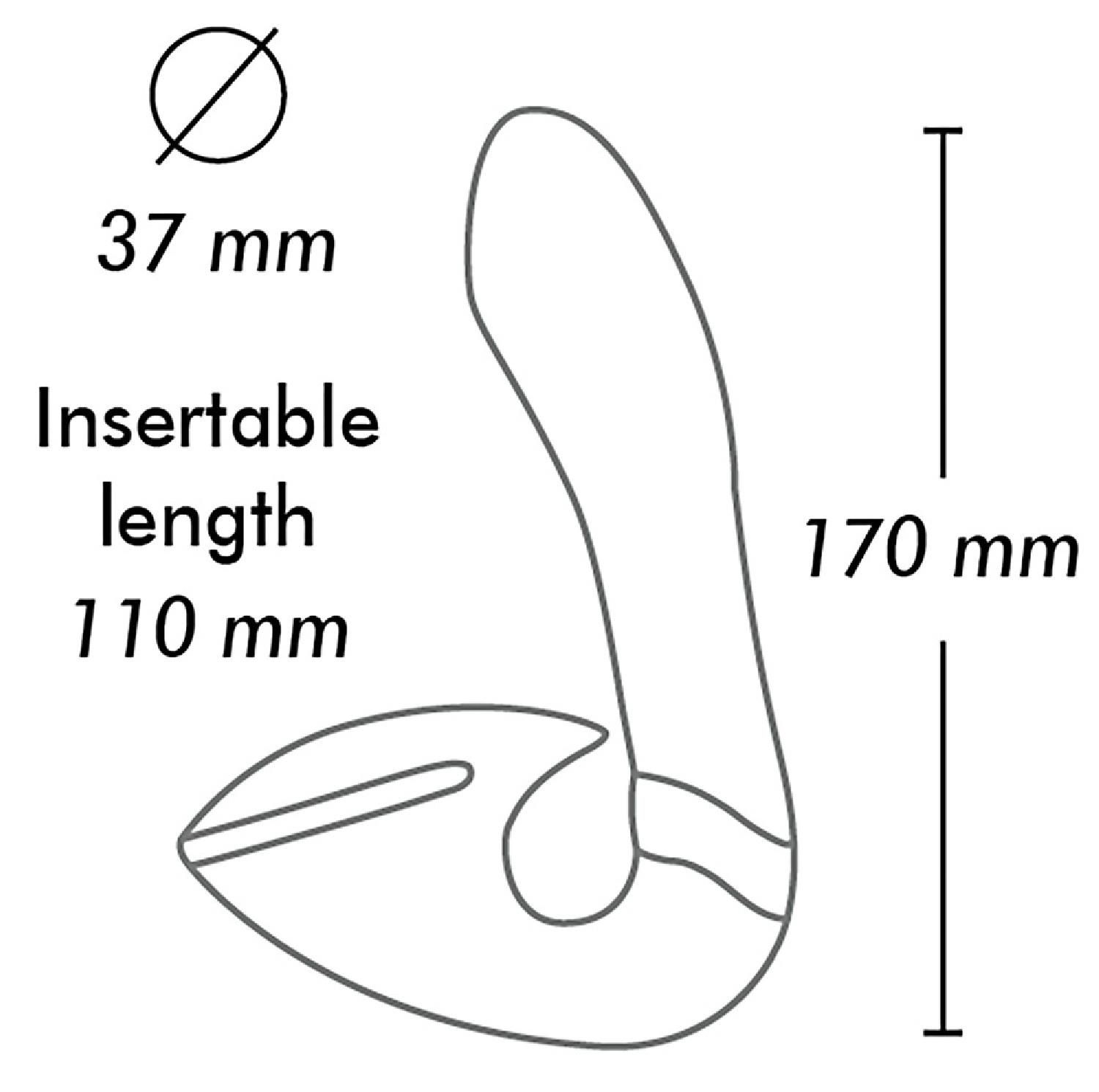 Wibrator Shunga Soyo Intimate, 17 cm (fioletowy)
