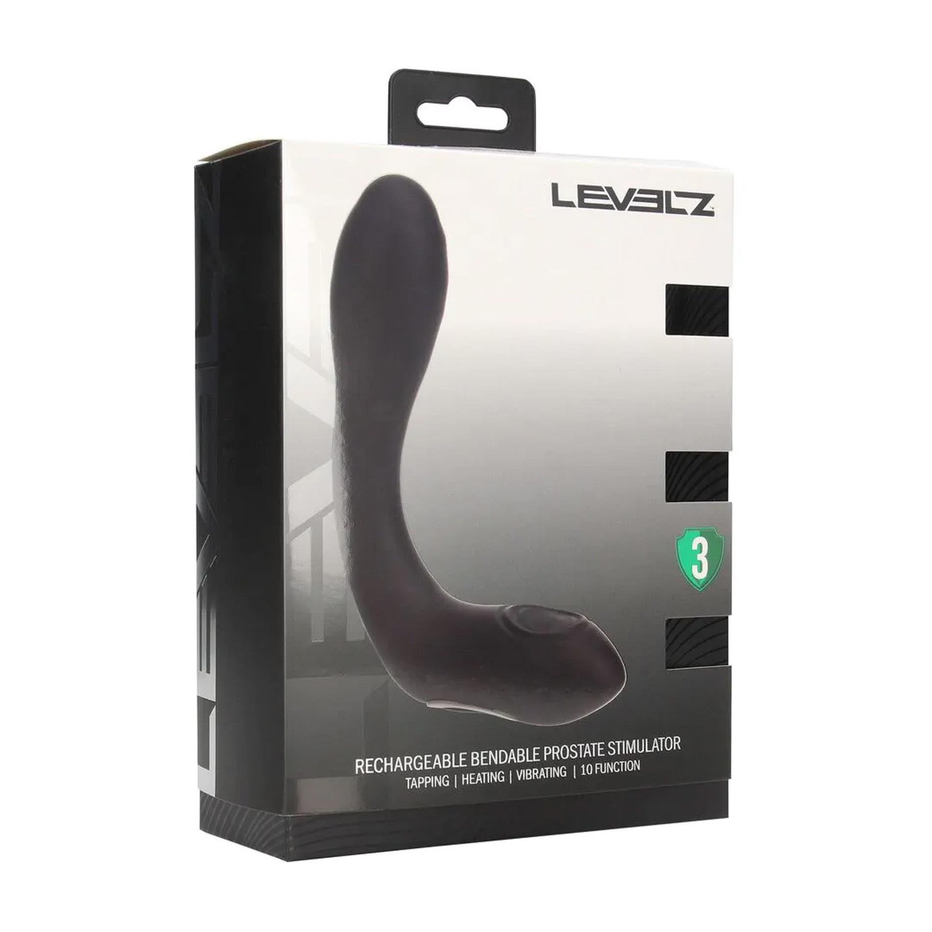 Shots Rechargeable Bendable Prostate Stimulator - Stymulator prostaty, Czarny
