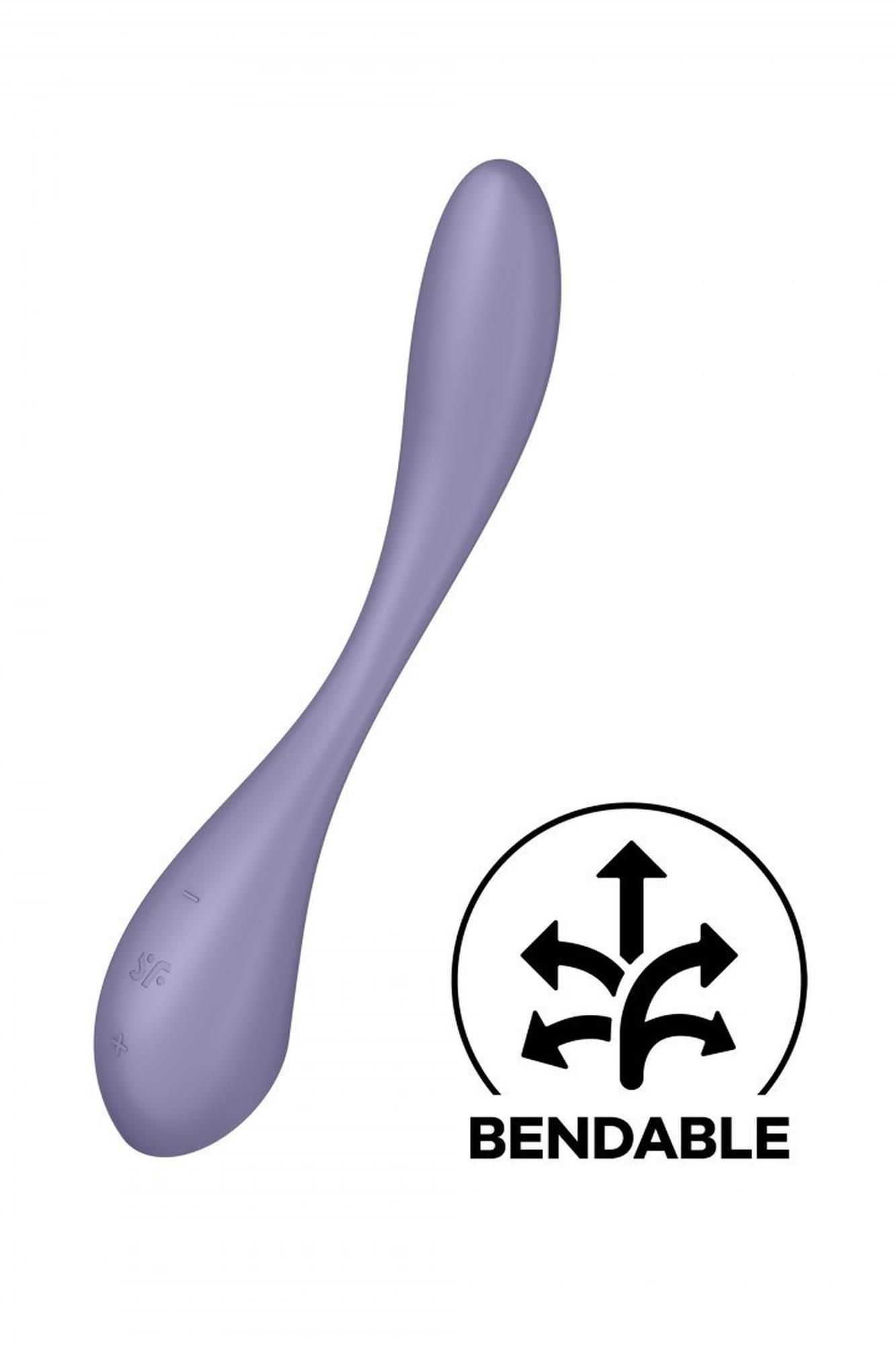 Вібратор для точки G Satisfyer G-Spot Flex 5+, 23 см (бузковий)