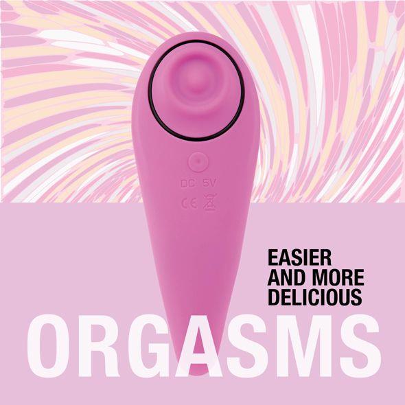 Вибратор с пульсацией FeelzToys FemmeGasm, 14 см (розовый)