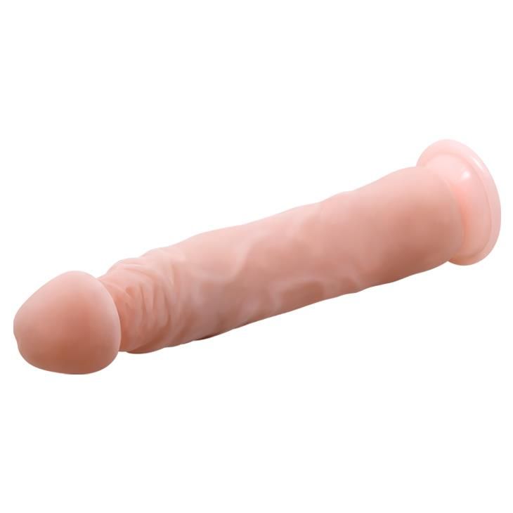 Реалистичный вибратор Baile Vibrating Cock, 23 см (телесный)