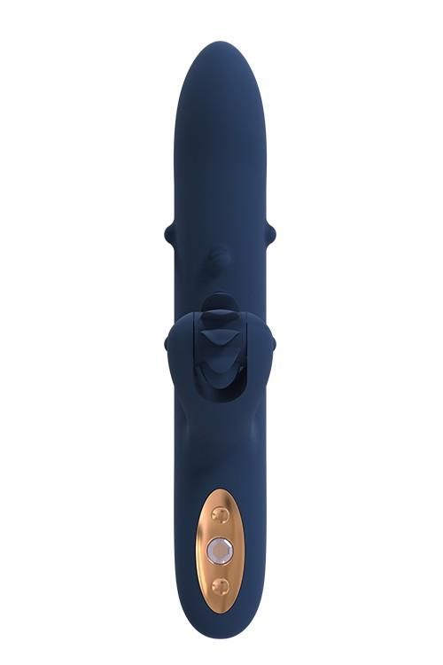 Вибратор-кролик Dream Toys Athena, 23 см (синий)