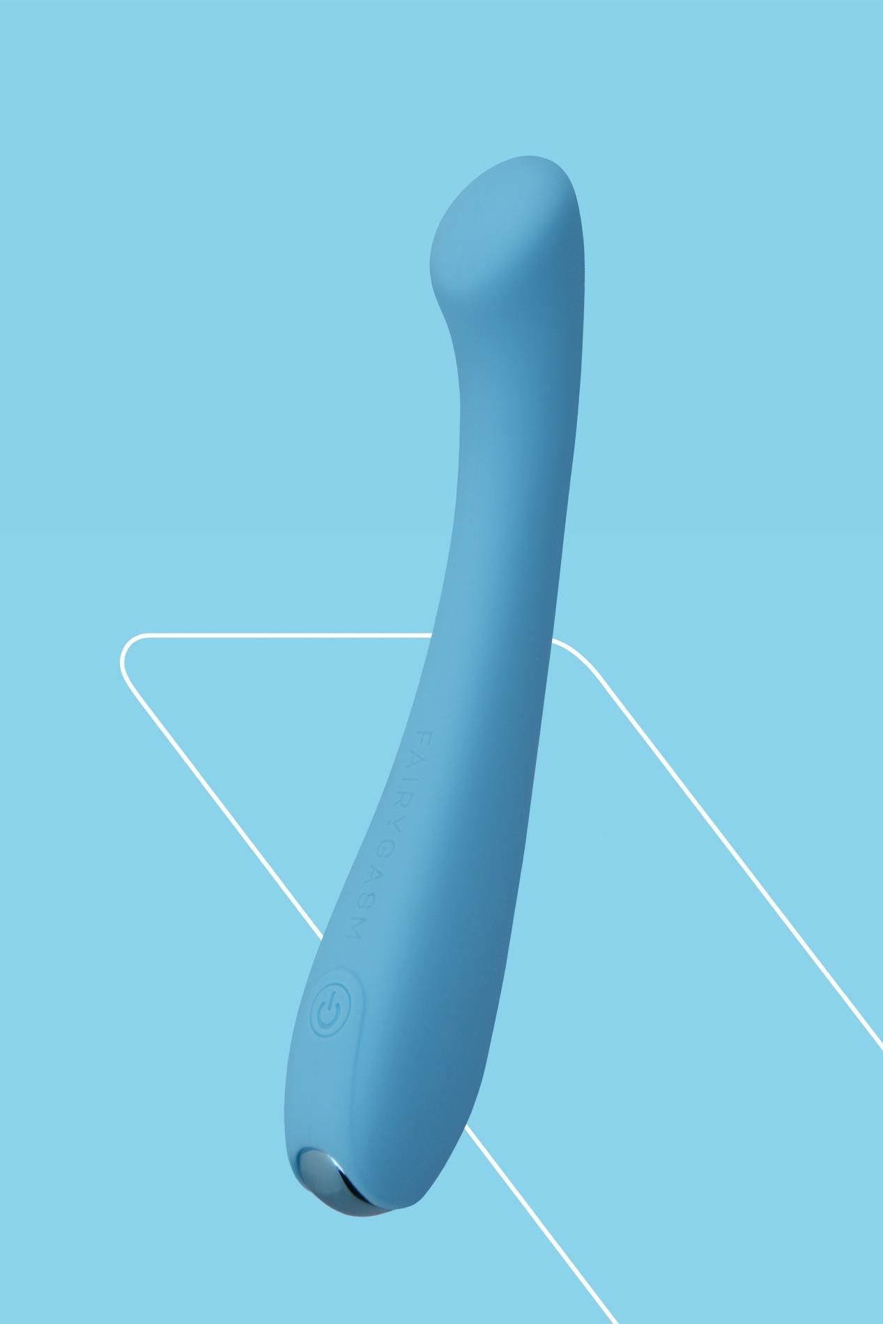 Вибратор FairyGasm MerryWand, 17,5 см (голубой)