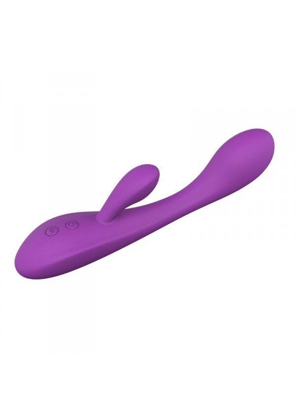 Вібратор-кролик Elys Convex Rabbit, 20 см (фіолетовий)